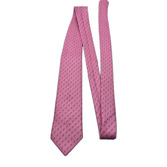 Susan G Komen KNOTS FOR HOPE Pink Ribbon All Over Print Men's Skinny Necktie Tie - Picture 2 of 6